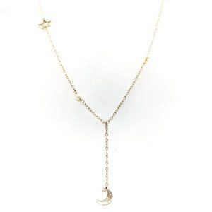 Samantha Tiara Necklace Pearl Yellow Gold 428171